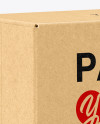 Kraft Box Mockup Kraft Box Mockup