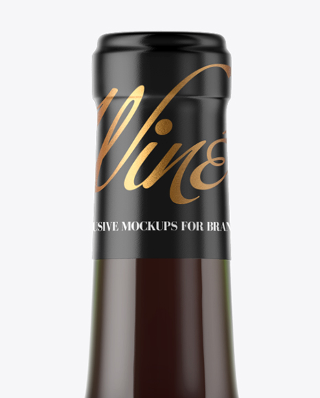 1.5L Green Glass Red Wine Bottle Mockup