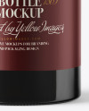 1.5L Green Glass Red Wine Bottle Mockup