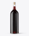 1.5L Clear Glass Red Wine Bottle Mockup