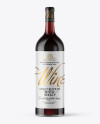 1.5L Clear Glass Red Wine Bottle Mockup