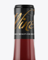 1.5L Clear Glass Red Wine Bottle Mockup