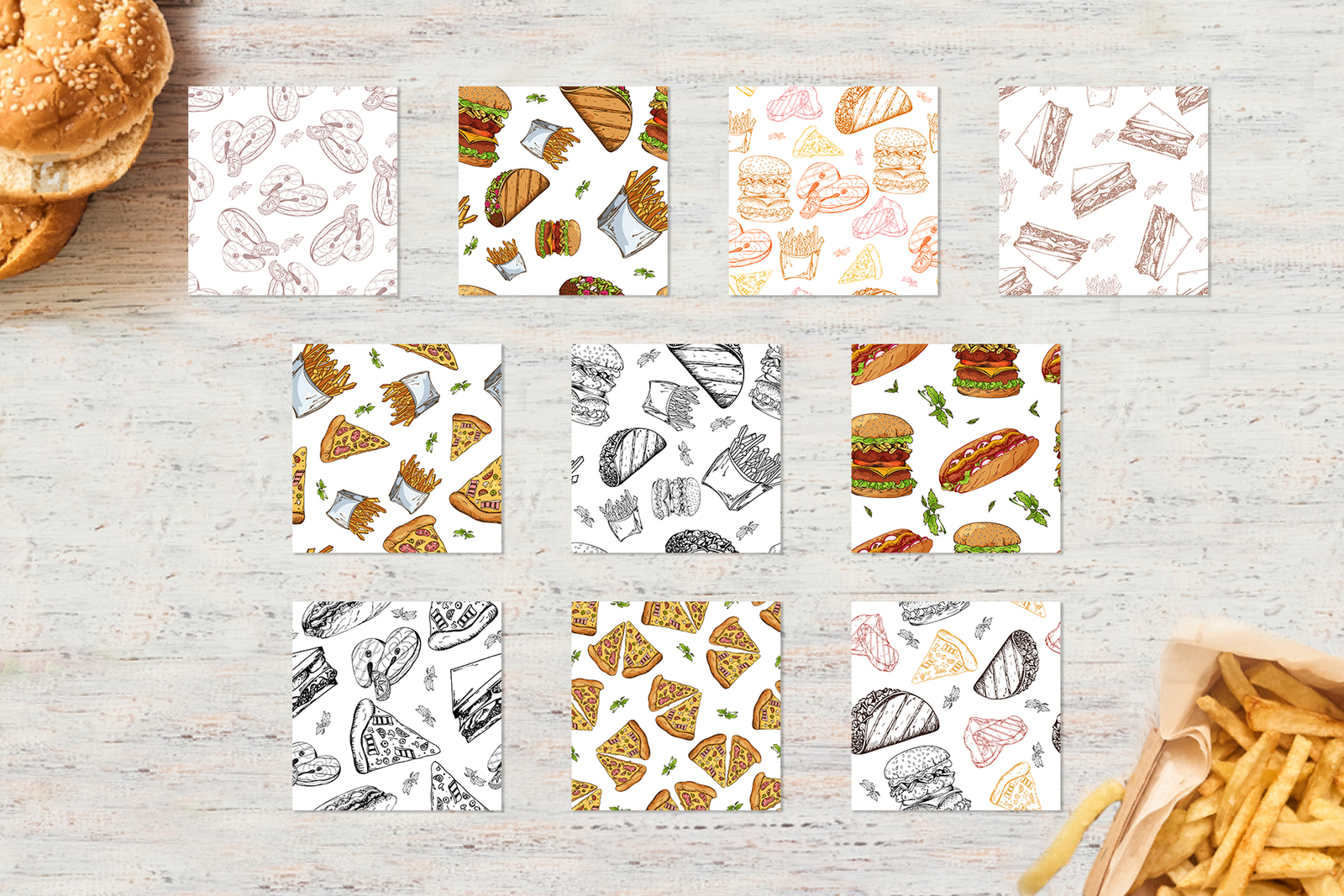 Fast Food-clipart+menu