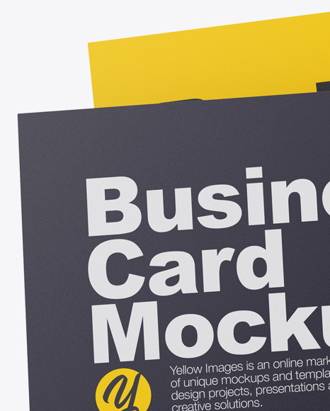 Two Business Cards Mockup