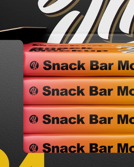 Matte Snack Box Mockup