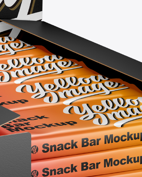 Matte Snack Box Mockup