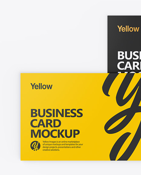 Two Business Cards Mockup