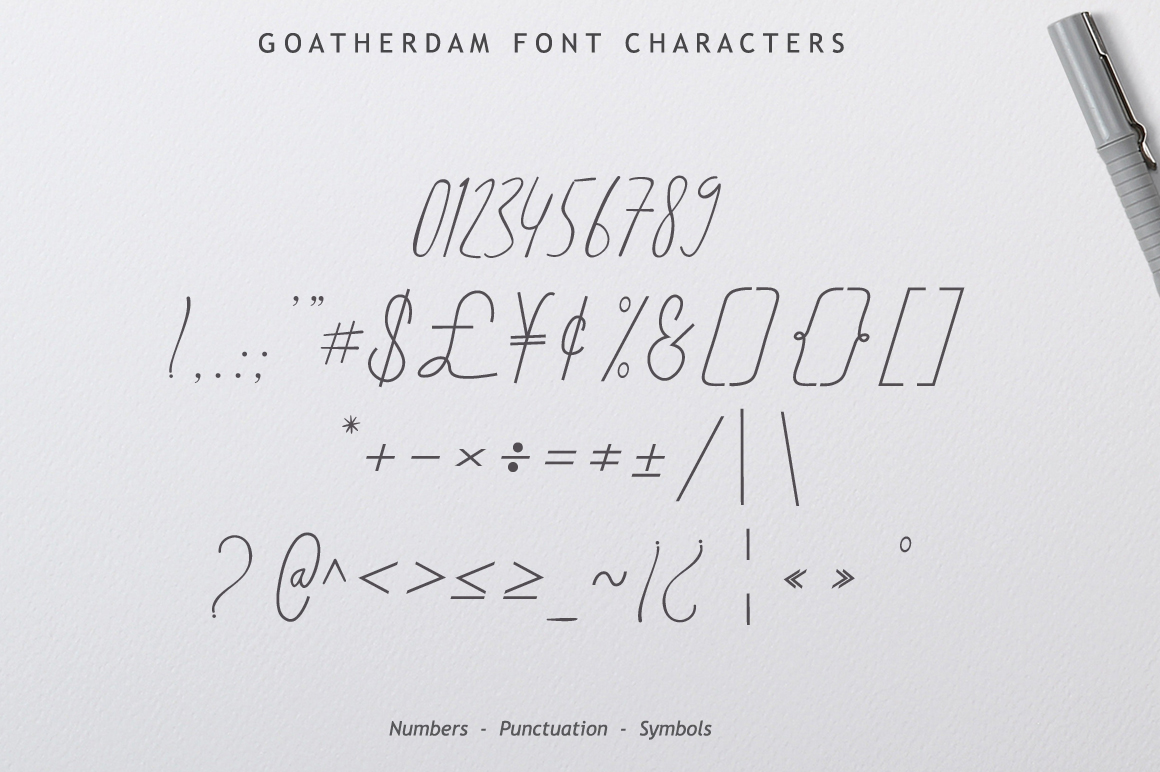 Goatherdam Font Goatherdam Font