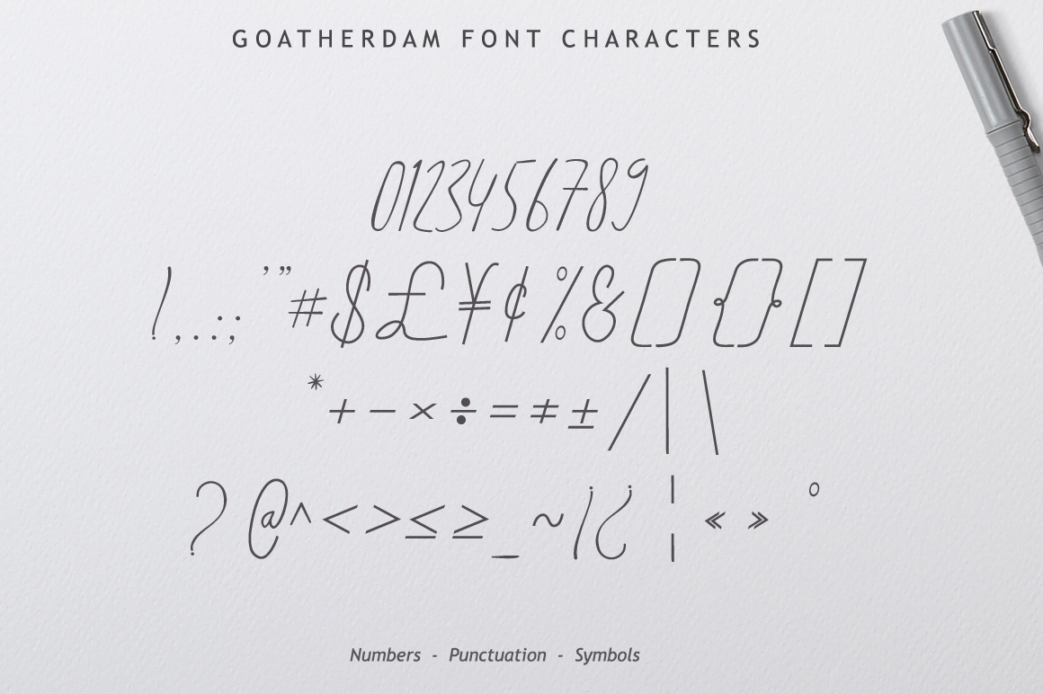 Goatherdam Font