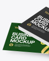 Stack of Business Cards Mockup