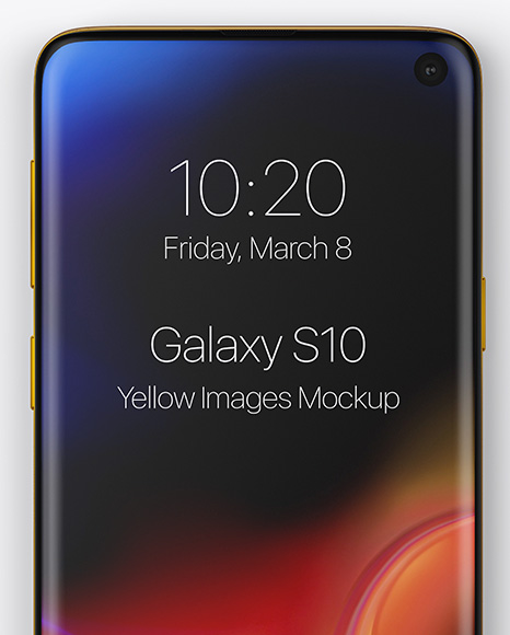 Samsung Galaxy S10 Mockup