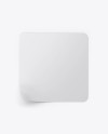 Square Sticker Mockup