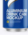 Glossy Aluminium Can Mockup