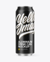 Matte Aluminium Can Mockup Matte Aluminium Can Mockup