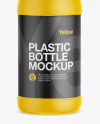 Matte Plastic Bottle Mockup