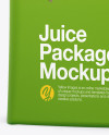 Juice box Mockup - Half side view