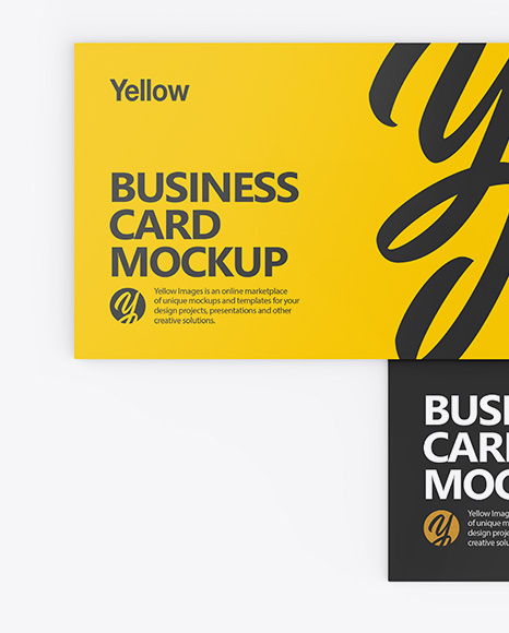 Two Business Cards Mockup