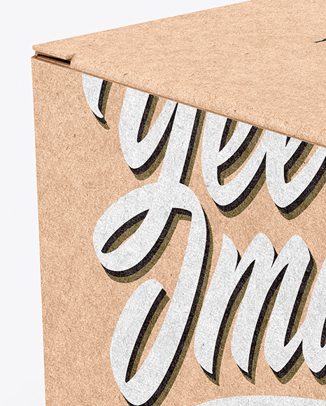 Kraft Box Mockup