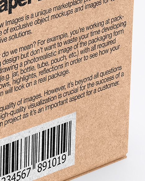 Kraft Box Mockup