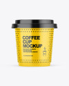 Glossy Coffee Cup Mockup