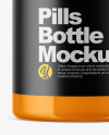 Glossy Pills Bottle Mockup