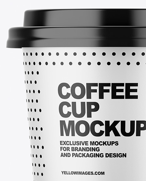 Matte Coffee Cup Mockup