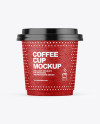 Kraft Paper Coffee Cup Mockup