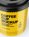 Glossy Coffee Cup Mockup