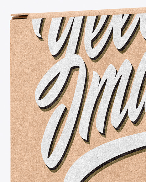 Kraft Box Mockup Kraft Box Mockup