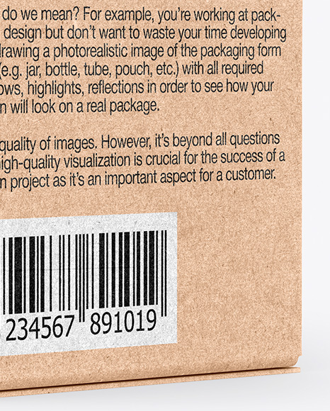 Kraft Box Mockup Kraft Box Mockup