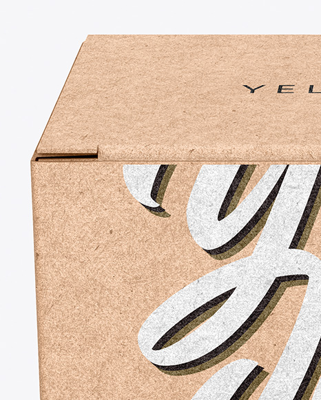Kraft Box Mockup Kraft Box Mockup