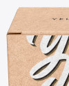Kraft Box Mockup Kraft Box Mockup