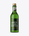 500ml Green Glass Bottle Mockup