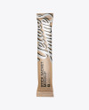 Kraft Stick Sachet Mockup - Front View