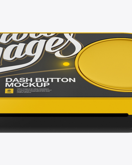 Dash Button Mockup - High-Angle Shot