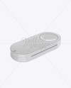 Dash Button Mockup - Halfside View (High-Angle Shot)