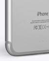 Apple iPhone 7 Plus Silver Mockup - Front &amp; Back Halfside Views