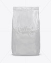 Glossy Paper Bag Mockup - Front View