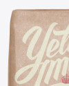 Kraft Paper Bag Mockup - Front View