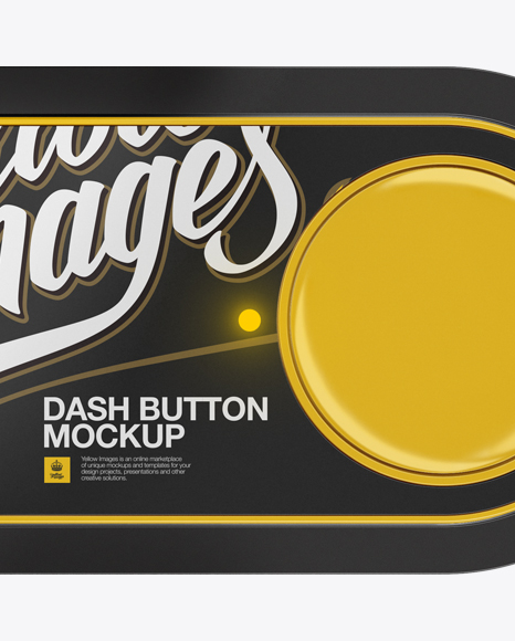 Dash Button Mockup - Top View Dash Button Mockup - Top View