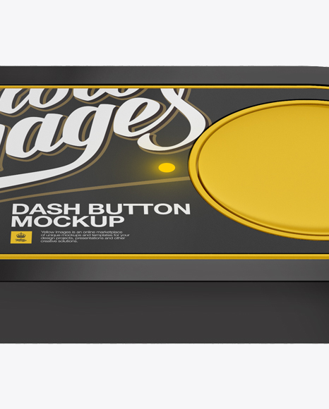 Dash Button Mockup - High-Angle Shot Dash Button Mockup - High-Angle Shot