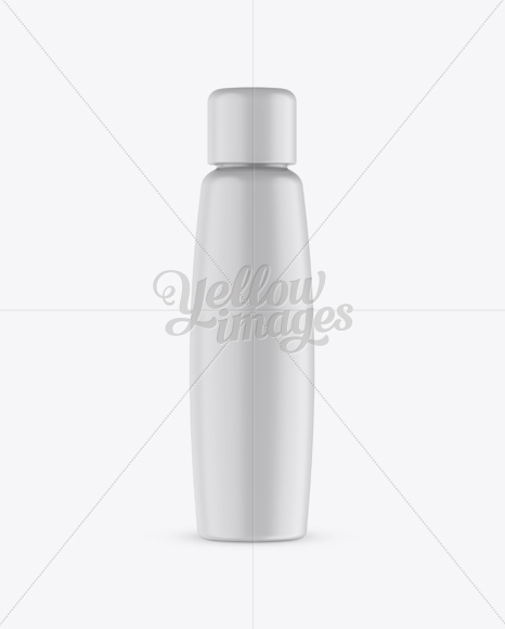 Matte Plastic Cosmetic Bottle Mockup