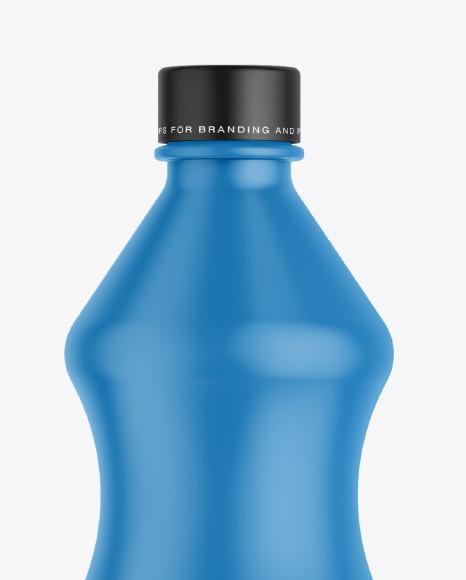 Matte Plastic Bottle Mockup