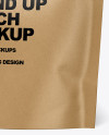 Kraft Stand-Up Pouch Mockup