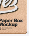 Kraft Box Mockup