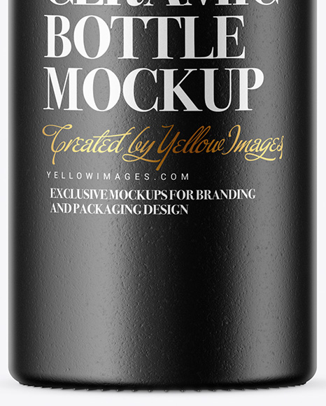 Ceramic Bottle Mockup