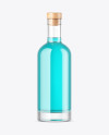 Clear Glass Bottle Mockup