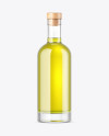 Clear Glass Olive Oil Bottle Mockup