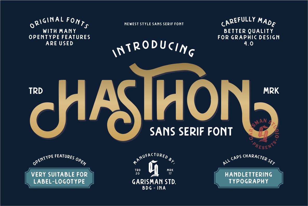 Hasthon - Vintage Fonts Hasthon - Vintage Fonts