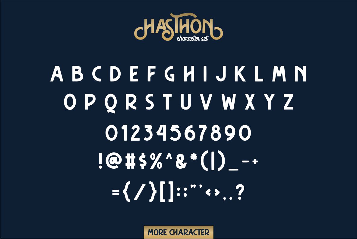 Hasthon - Vintage Fonts Hasthon - Vintage Fonts